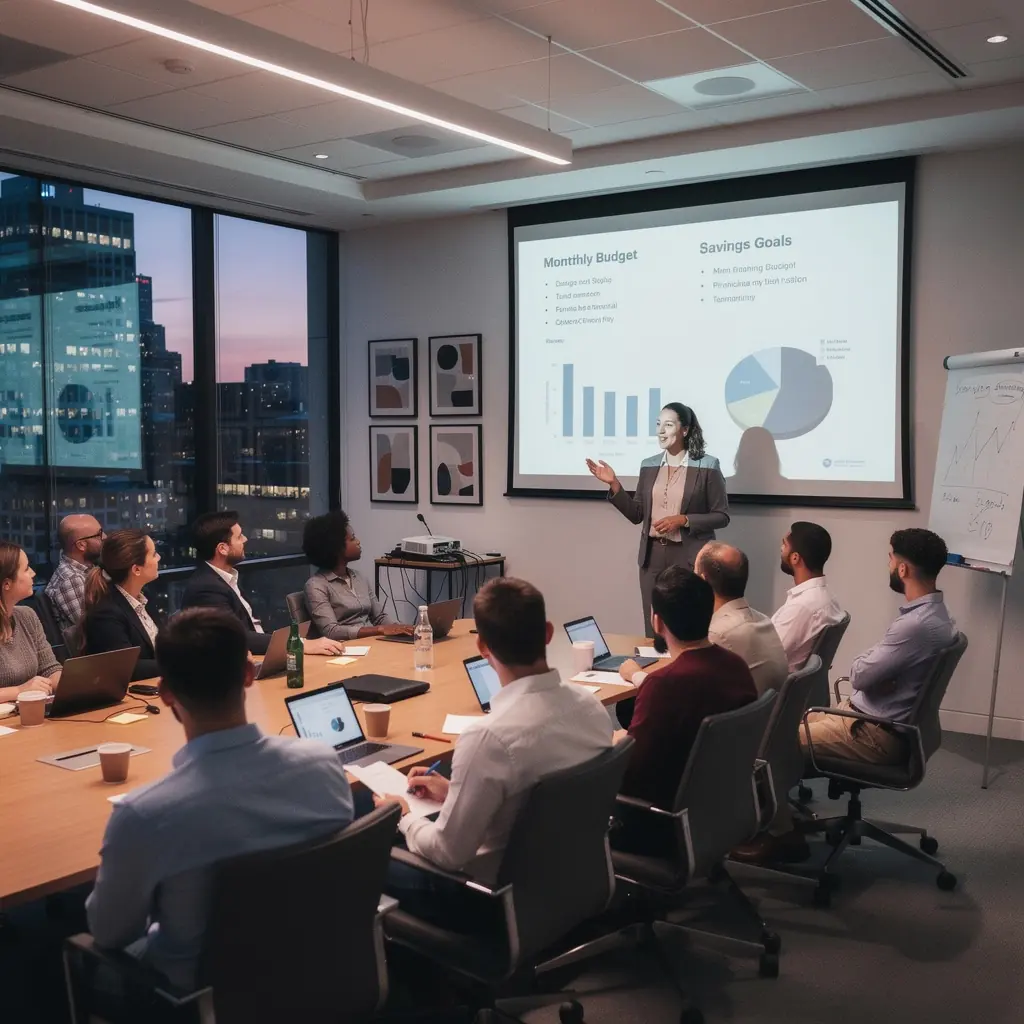 Pénzügyi célok vizualizálása, amely motivál a spórolásra és a tervezésre.